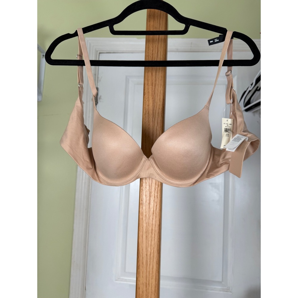Aerie Sunnie Demi Bra Tan Nude Lightly Lined Underwire 34B 073-6733-4966